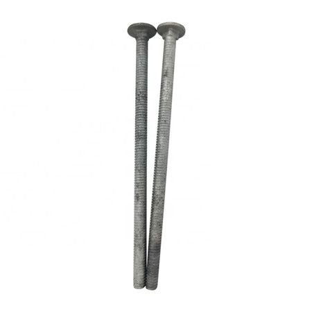 Nehrđajući čelik DIN 603 vijci s glavom gljive kvadratni vrat (vijci za nosače)